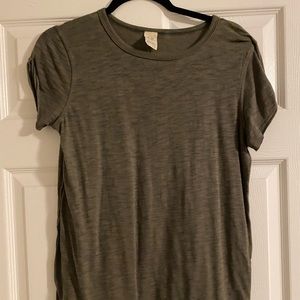Free people olive shirt, so soft
